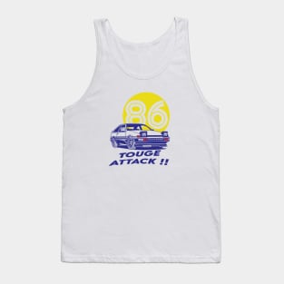 Touge Attack AE86 Trueno Tank Top